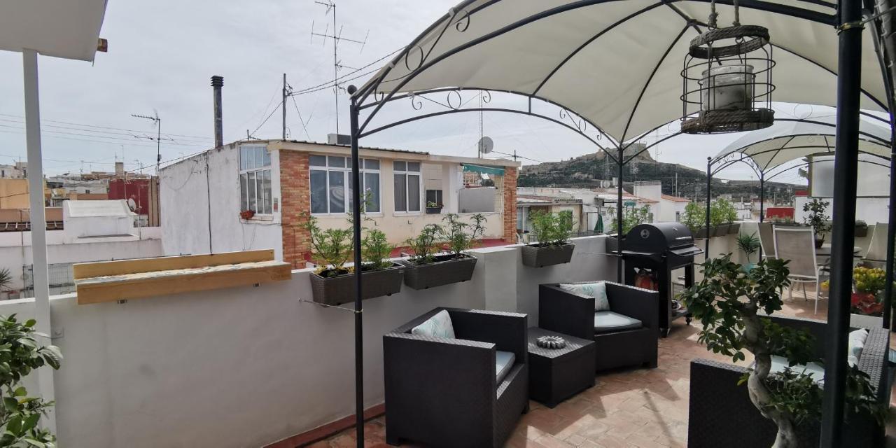 Amazing Penthouse With Views To The Castle Lägenhet Alicante Exteriör bild